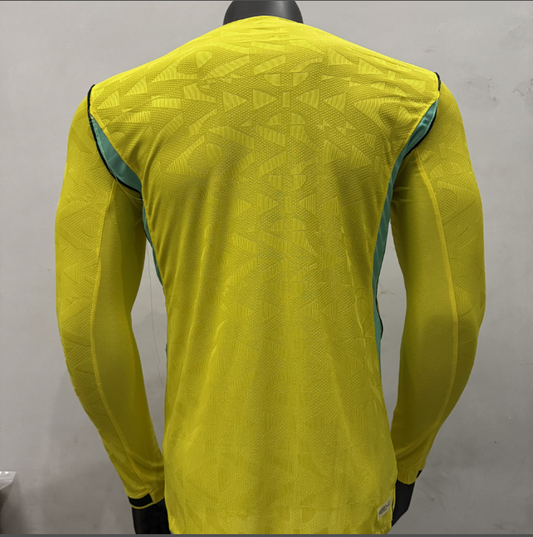 2026 Brasilien hemma långärmad fotbollströja